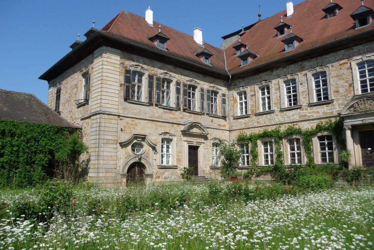 Ferienzimmer Im Schloss Burgpreppach Hotel Exterior foto